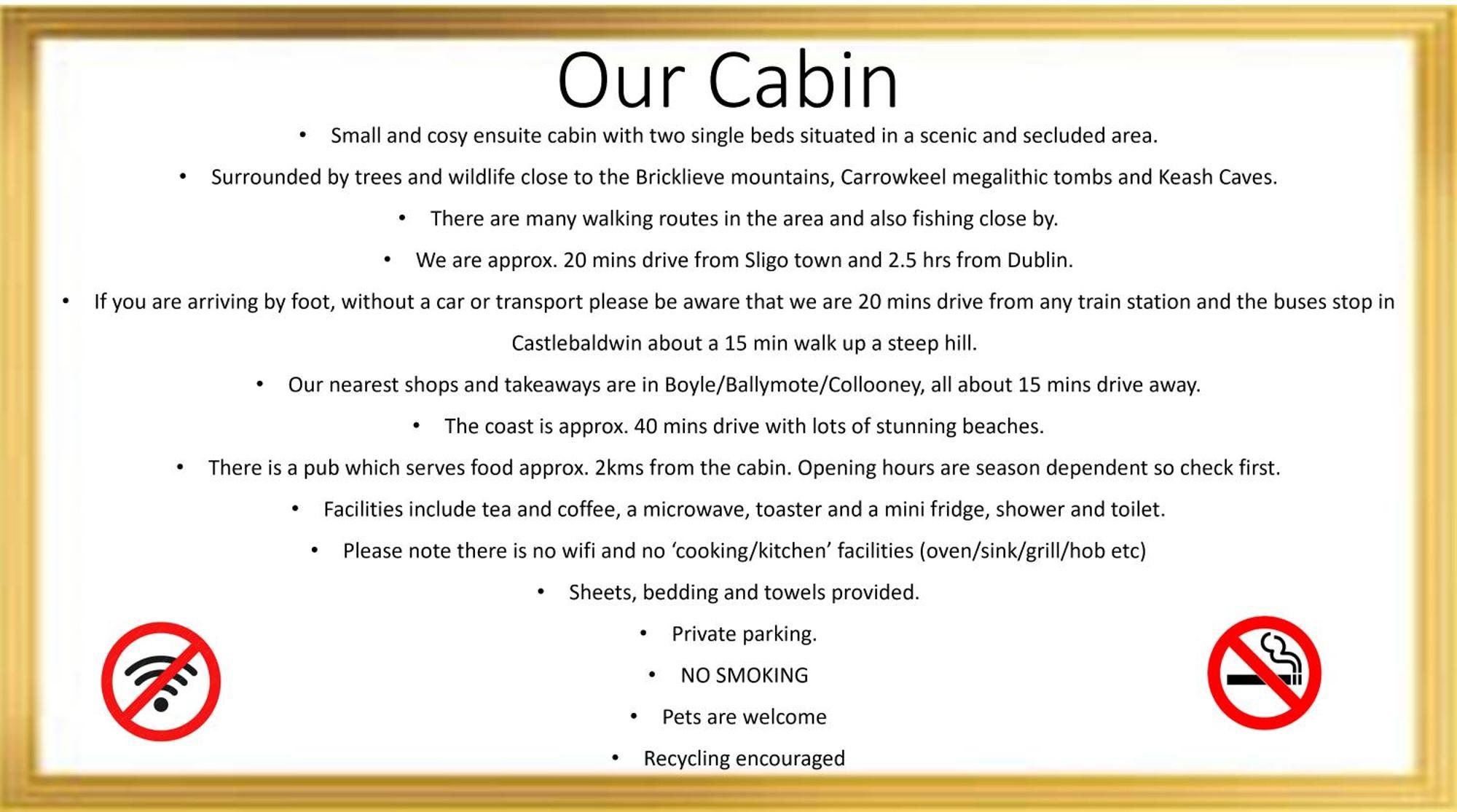 Carrowkeel Cabin Sligo Bagian luar foto